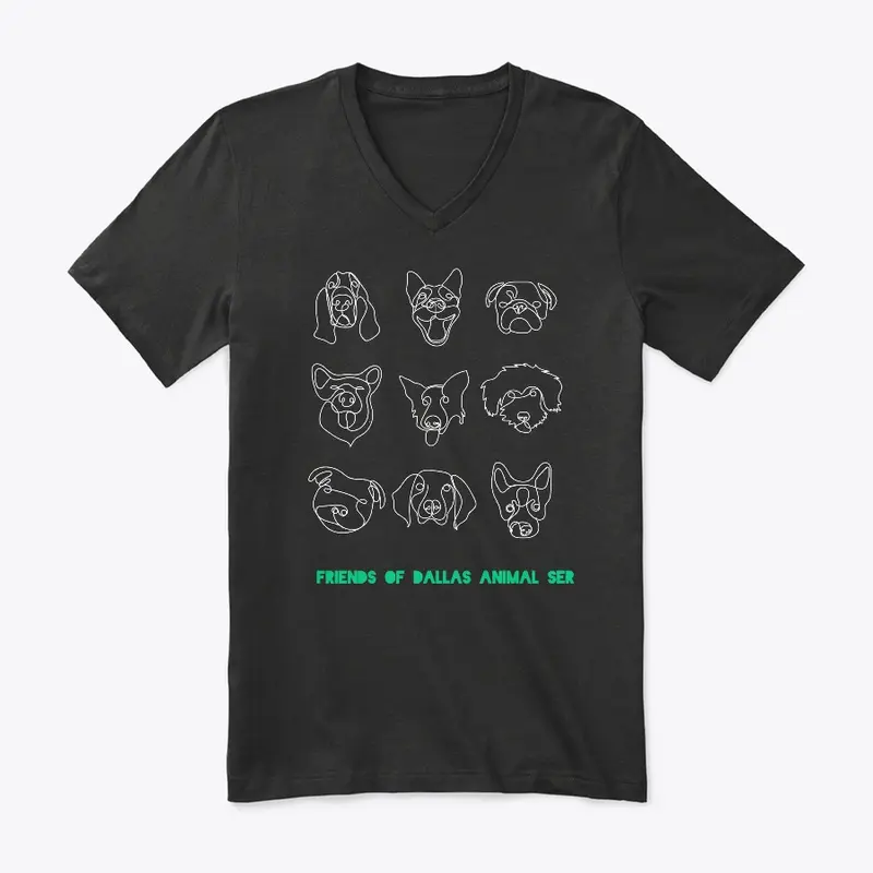 Faces of DAS Dogs T-shirt