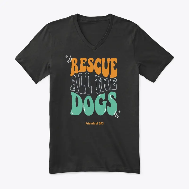 Retro Rescue Dog Shirt